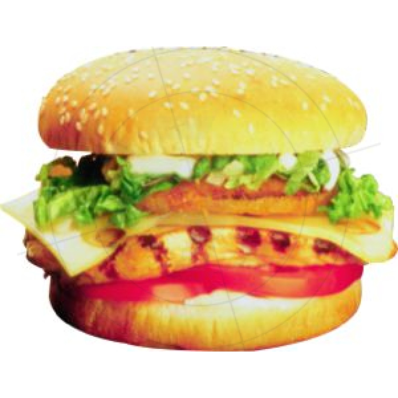 Sticker Hamburger With Salat Schaufensteraufkleber Und Fensterfolien Online Bestellen