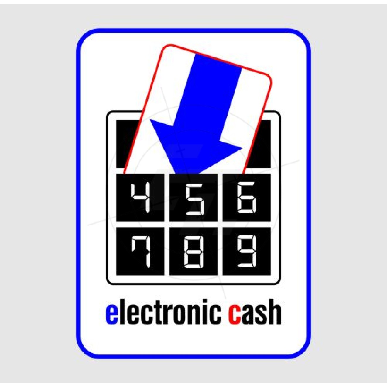 Sticker EC card payment with PIN